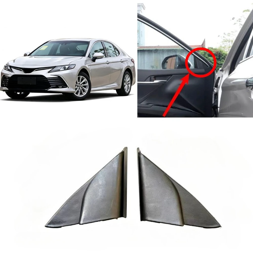 Reverse Mirror Inner Triangle Plate Shell for Toyota Camry 2018-2023 Front Door Corner Trim Panel 67492-06180