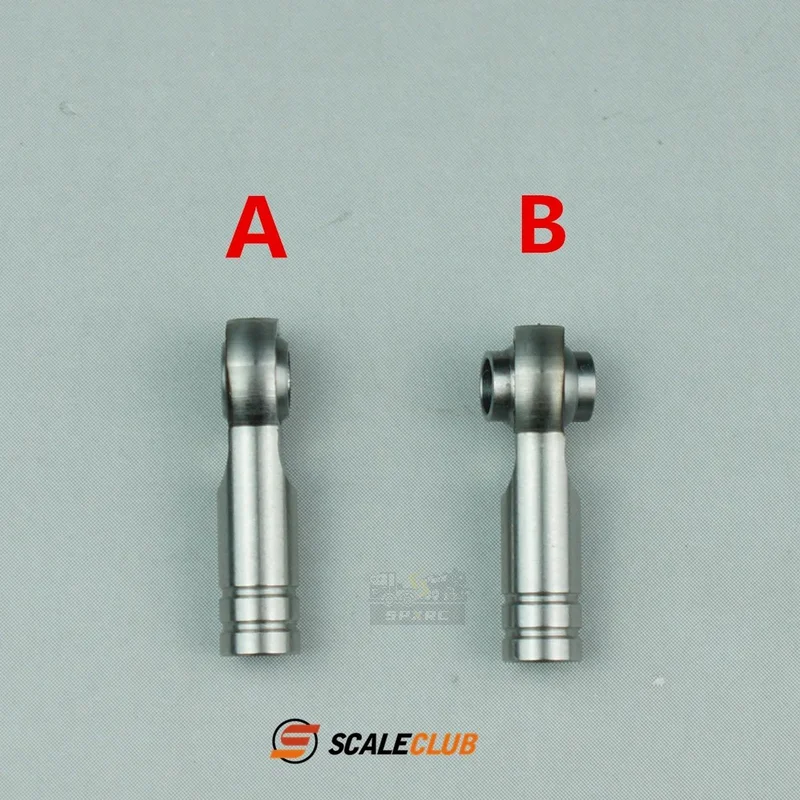 Scaleclub Model 3mm Stainless Steel Fish Eye Head Ball Lever Bearing For Tamiya  Scania 770S MAN Benz Volvo RC Trailer Tipper