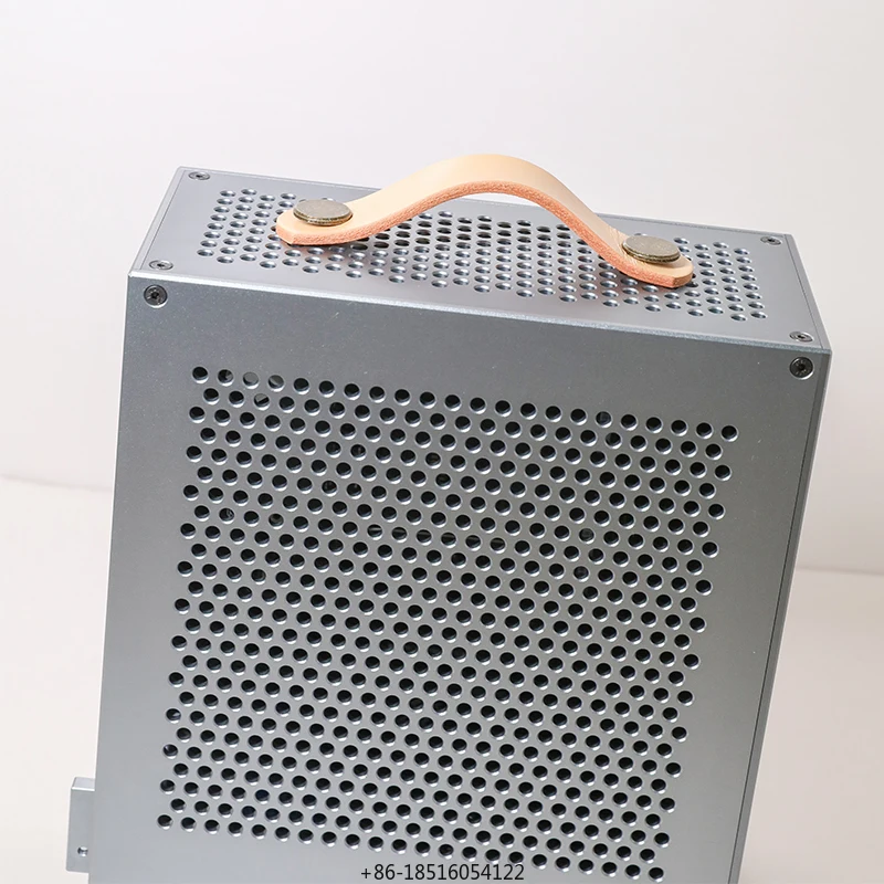 [Spot] BUG-D1 DC-ATX fonte de alimentação placa de faca de meia altura chassi mini itx, rota suave, liga de alumínio