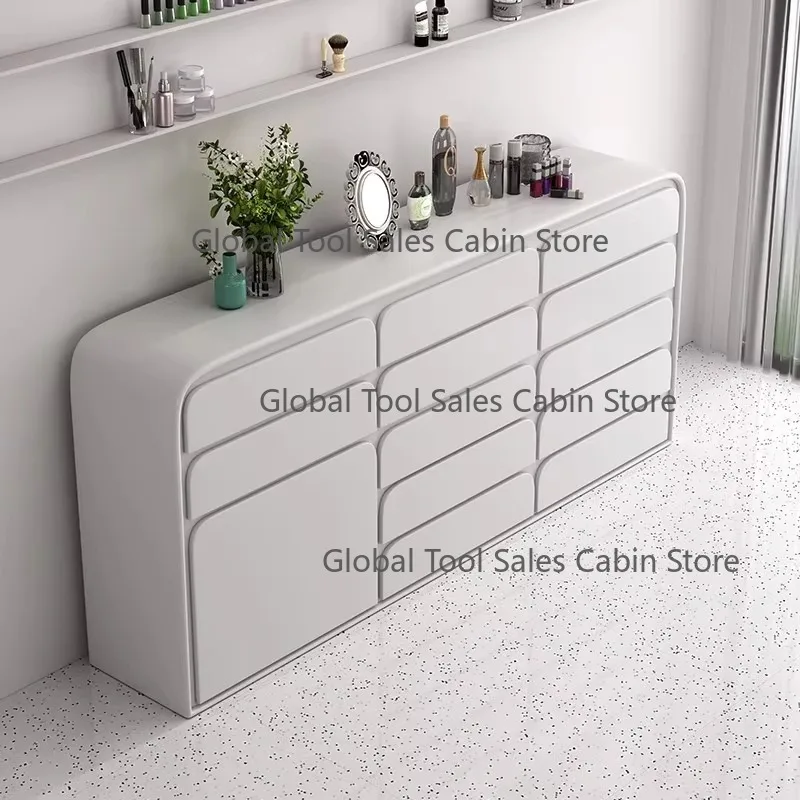 Modern Metal Nail Art Table for Salon Nail Polish Storage And Display Commercial Use in Nail Shop And Living Room
