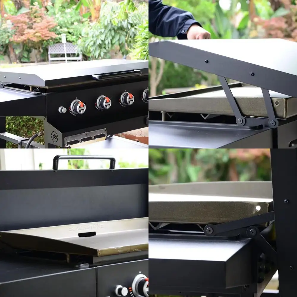 

36 Blackstone Griddle Lid - Hard Push-Pull Cover for Flat Top Grills, Blackstone Accessories