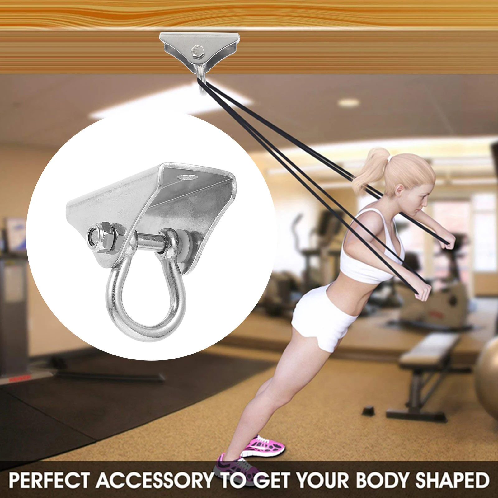 

Metal Ceiling Hook Hammock Hanger Stainless Steel Swing Sandbag Durable Anti-rust Nondeformable Kitchen Bathroom Living Room
