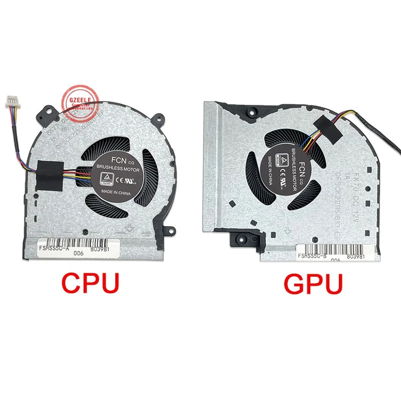 NEW GPU CPU Cooling Fans For Asus ROG Strix Scar II GL504 GL504G GL504GS GL504GM GL504GV S5C S5CS S5CM S5CM8750 12V