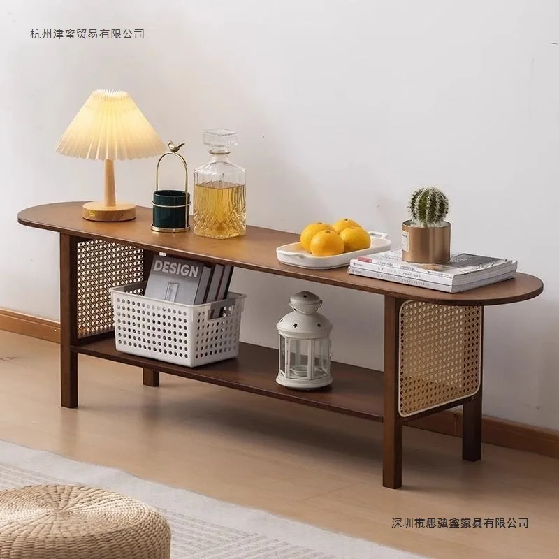 Small Apartment TV Cabinet, Living Room Household Simple Modern TV Cabinet Coffee Table Combination Floor Storage Locker