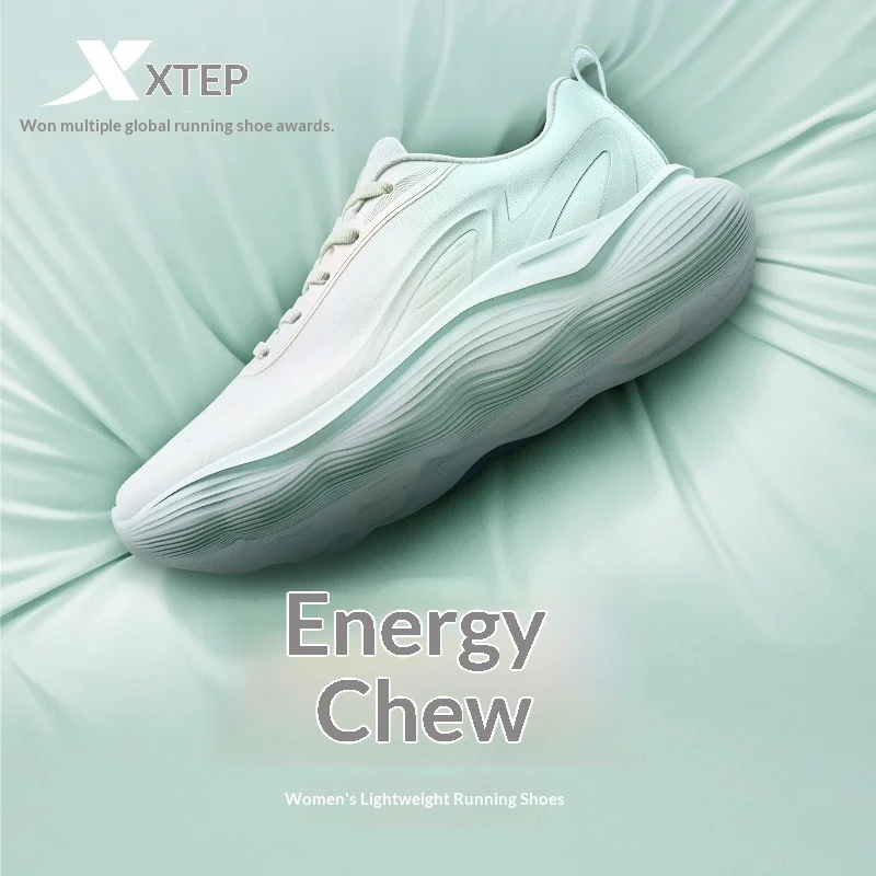 

Xtep Men's Running Shoes Shock Absorbed Lightweight Sports Shoes Physical Testing Marathon Breathable Running Shoes 874218110042