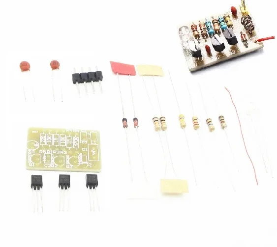 DIY放射パワー電子楽しいキット、携帯電話信号フラッシュライト、3-12v