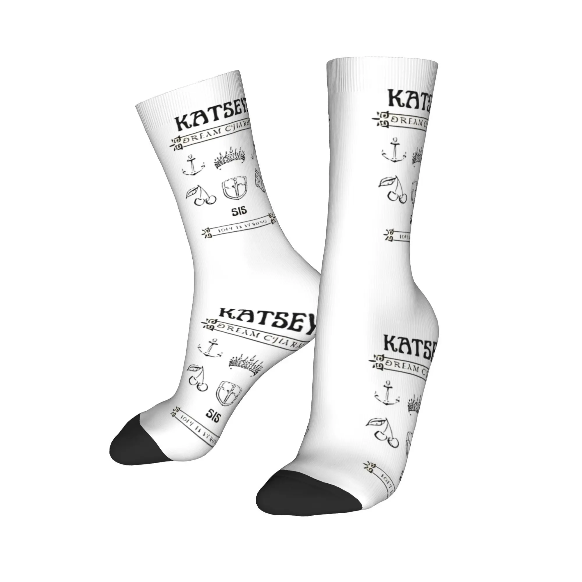 KATSEYE OT6 Dream Charms 2 Socks  Non-Slip Stockings Couple Breathable Running Sports Socks Winter Funny Design Socks