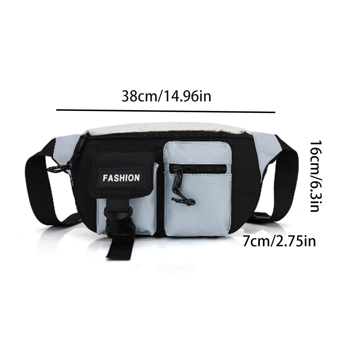 Chest bag tooling lightweight crossbody bag Fashion small bag personality waist pack men and women shoulder bag a bag