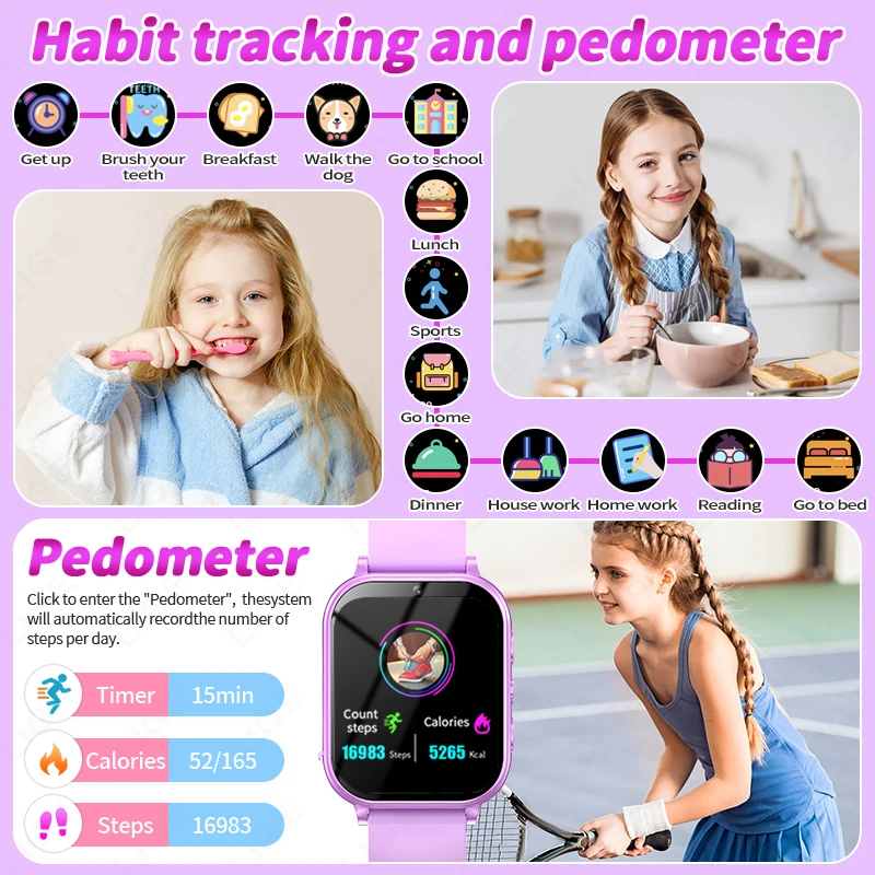 LIGE Kid Smart Watch digitale - Smartwatch Digital Watches For Girls recensione e prezzo