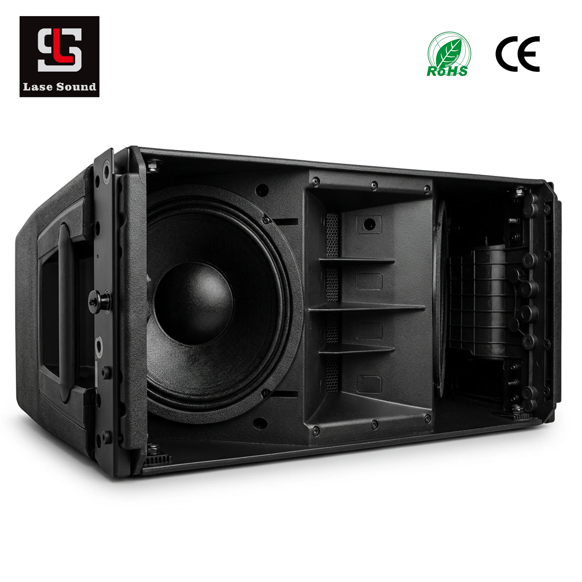 LS-HDL 300 Powered Line Array Speaker System Dual 10 Inch Professional Sound Matched for 18 Inch Subwoofer