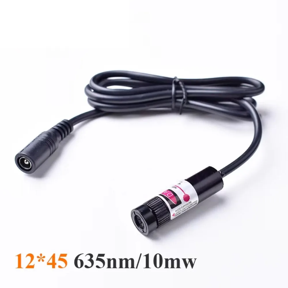 Red Laser Locator Red Dot Beam Marking Positioning  Red Focusable Laser Diode Module +Battery Case+mount For marking machine