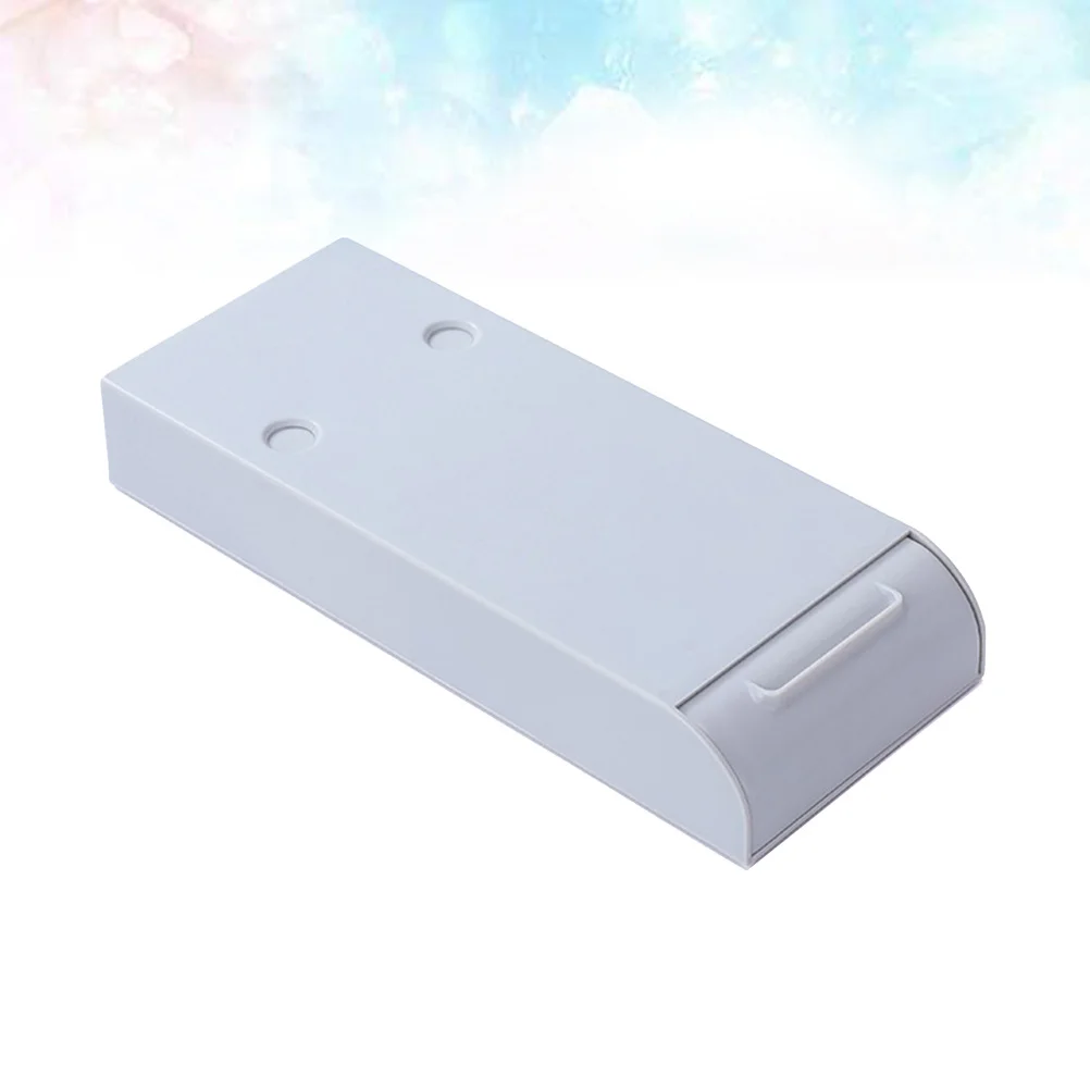 1Pcs Under Desk Adhesive Pen Container Drawer Type Invisible Organizer for Stationery Electronics Cosmetics Grey