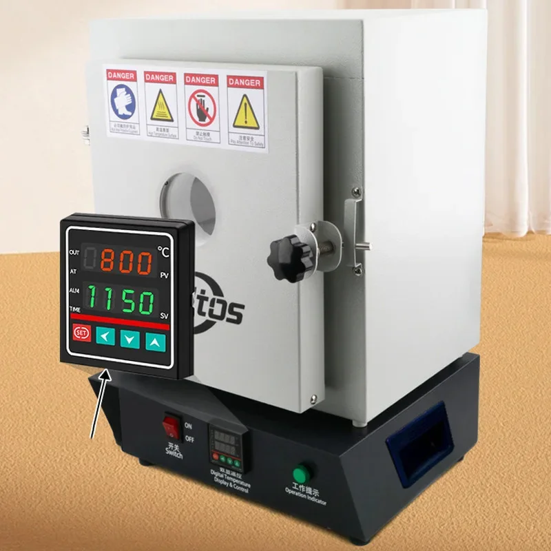 1150°C Smart Constant-Temperature Furnace Precision Temperature Control for Jewelry Casting and Metal Smelting