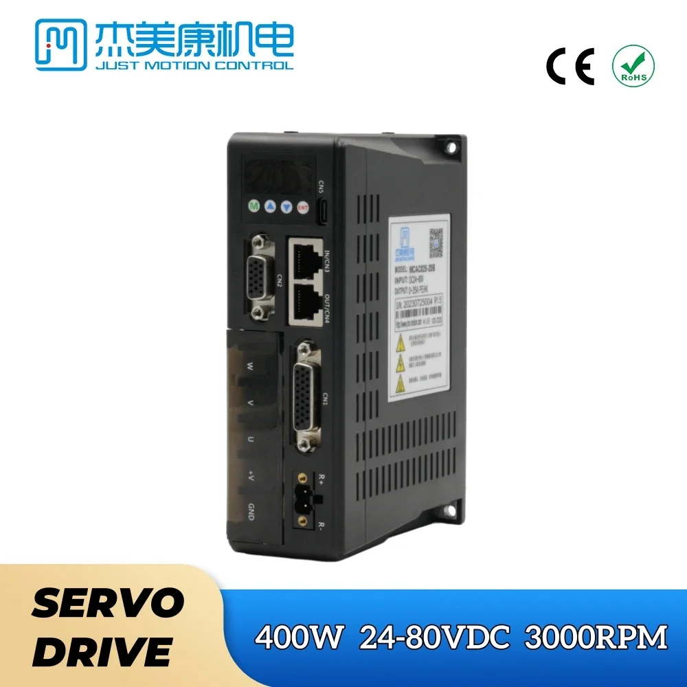 JMC 400W MCAC825-20B/1024 Lines 24-80VDC 25A DC Servo Driver for Medical Machinery Accessories AGV Handling Robot Kits