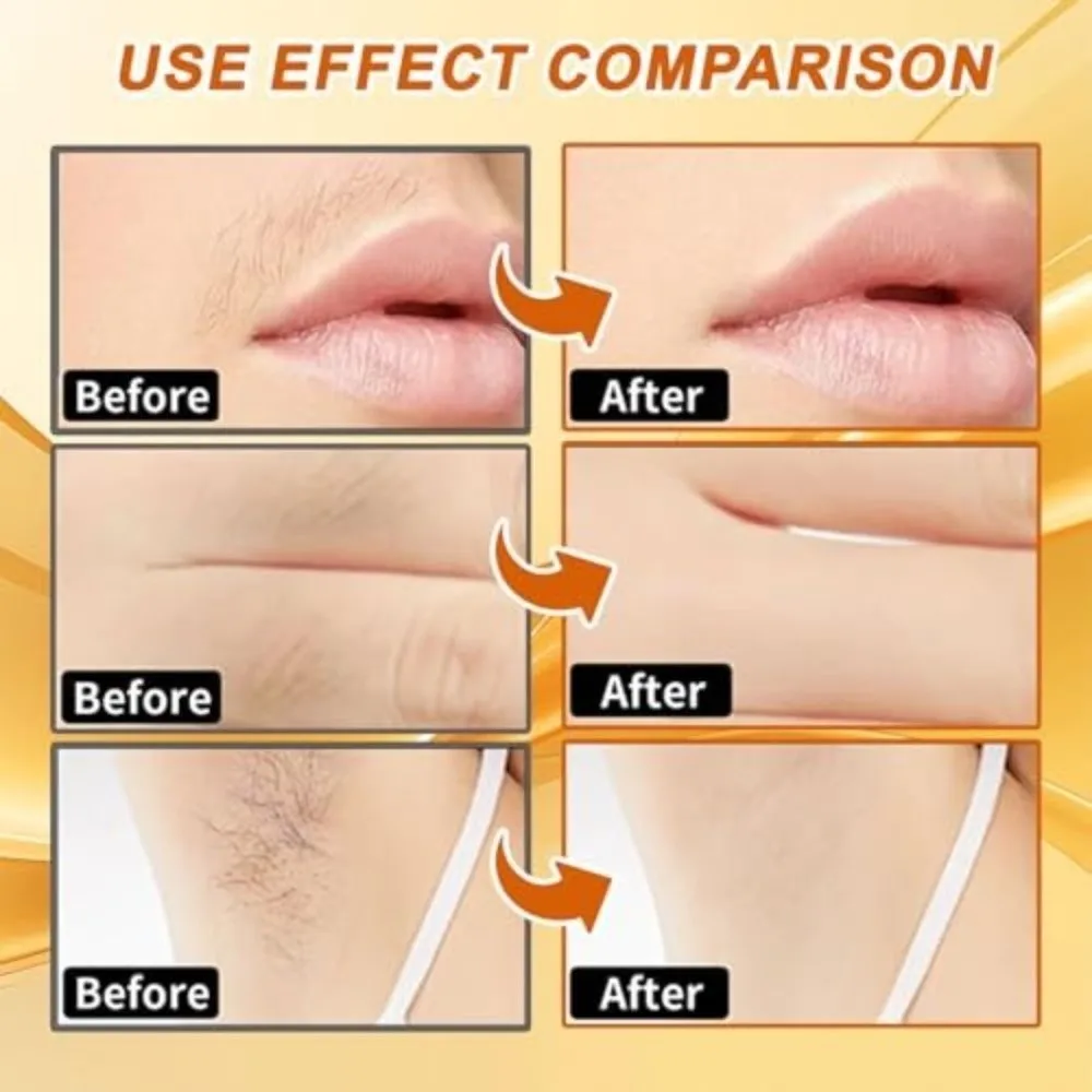 Gentle Formula Facial Hair Remover Hydrating Long-Lasting Hair Removal Cream Fast Acting Epilator Cream for Sensitive Skin