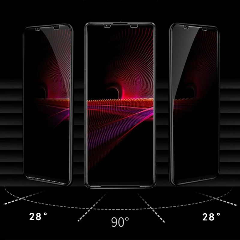 Anti Spy Glare Tempered Glass for Sony Xperia 1 10 V Privacy Screen Protector for SONY Xperia10 V Anti Peeping Protective Film