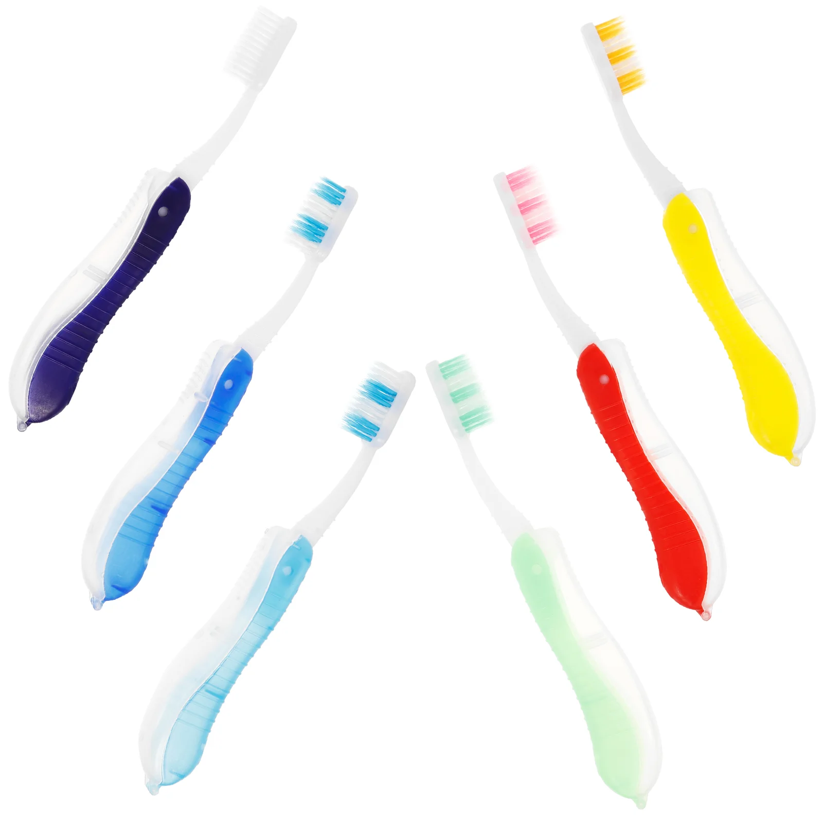 

6Pcs Soft Bristles Toothbrushes Folding Toothbrushes Travel Portable Toothbrushes travel toothbrush folding toothbrush travel