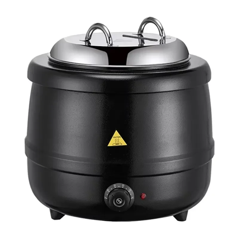 YITA 13L Electric Soup Heater Black Iron 201 Stainless Steel Catering Kitchen Equipment Buffet