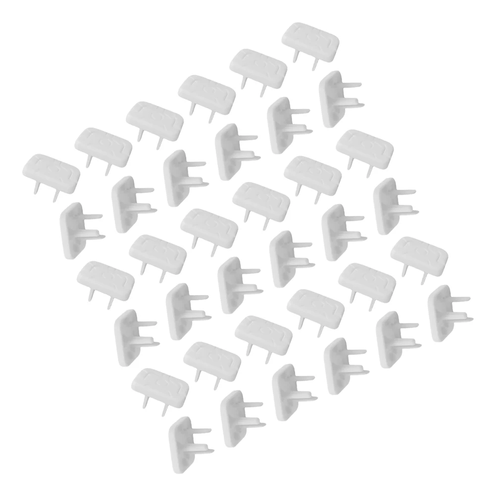 

60 Pcs Power Plug Cover Child Proof Outlet Safety Electrical Protector White Sockets Reusable Durable Baby Proofing