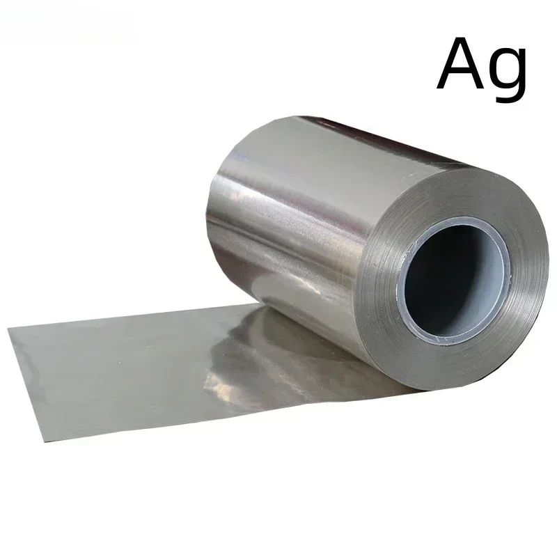 Customized High Purity 99.9999% Silver Foil/scientific Research Ultra-thin Silver Foil