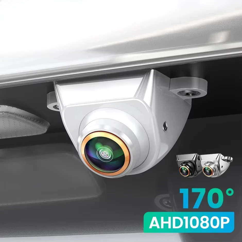 AHD 1080P Car Rear View Camera 170° Fisheye Golden Lens Full HD Night Vision Vehicle Reversing Backup Front Cameras G999 60%off