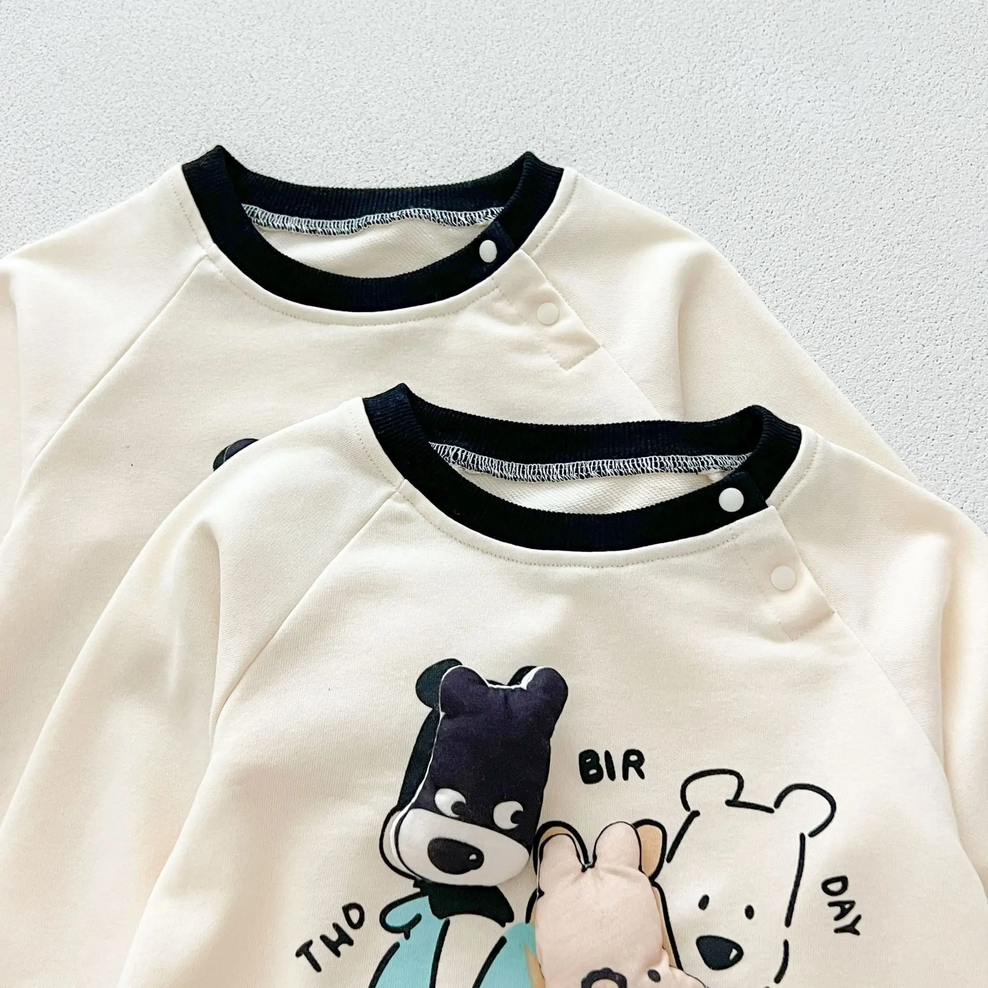 Autumn Newborn Infant Baby Boy Girls cartoon puppy Romper Muslin Long sleeve Rompers Kids Onepiece Fashion Baby Clothing