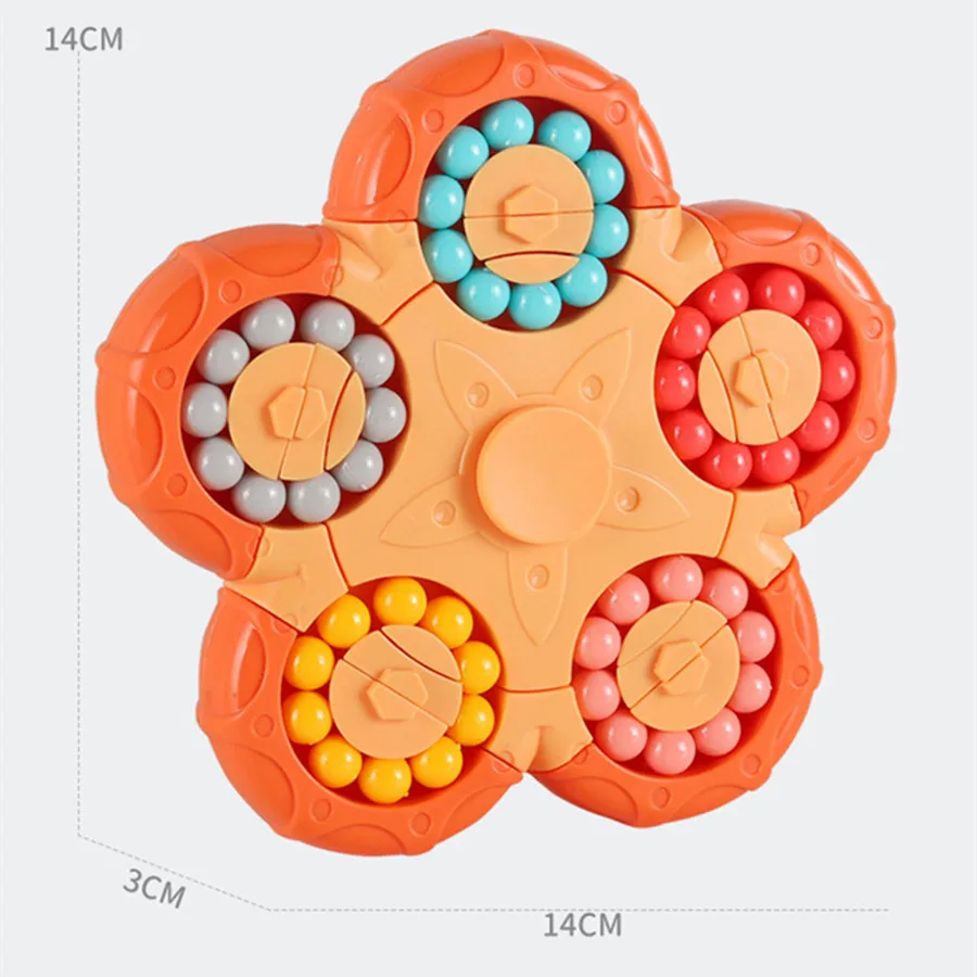 لعبة مكعبات سحرية دوارة ، منتج ممتع ، كوبو ماجيكو لإزالة الضغط ، تطوير الذكاء ، هدية العيد ، عشرة جوانب