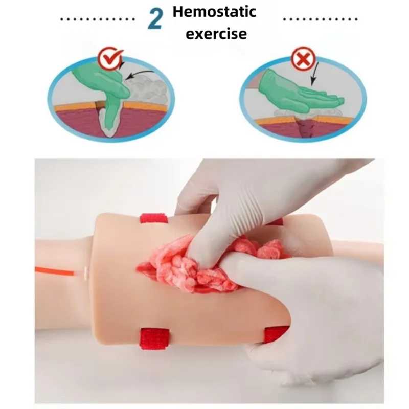 وحدة ممارسة الجروح المقلدة A76F-Trauma لتدريب الممرضات والمدارس التي تتميز بالانوازن #1