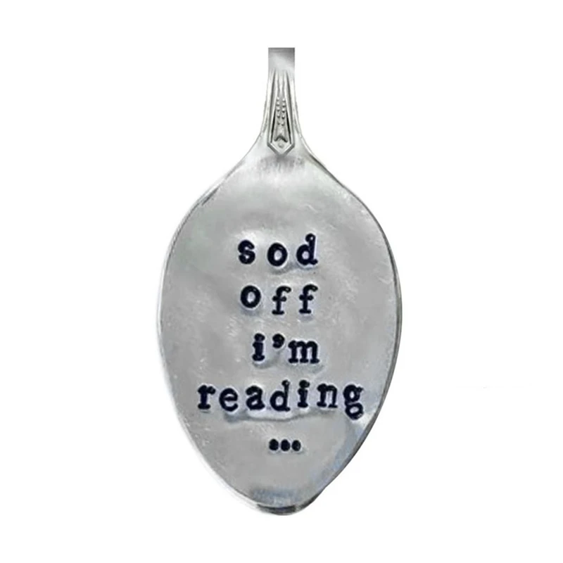 Silver Spoon Bookmark Durable Reward Bookmark Funny Unique Bookmarks Reading Present Book Club Stuffer C