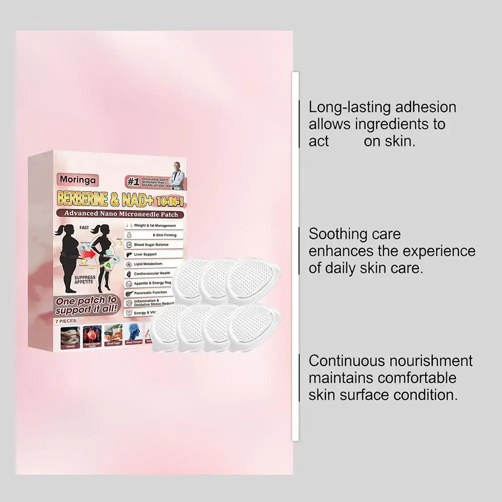 Upgrade Advanced Nano Microneedle Patch length ≤0.3mm For Body Skin Natural Ingredients Use External Application Care Sticker Br - view 3
