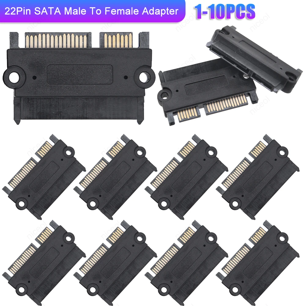 

Конвертер данных SATA папа-Мама, адаптер питания 22Pin SATA-SATA