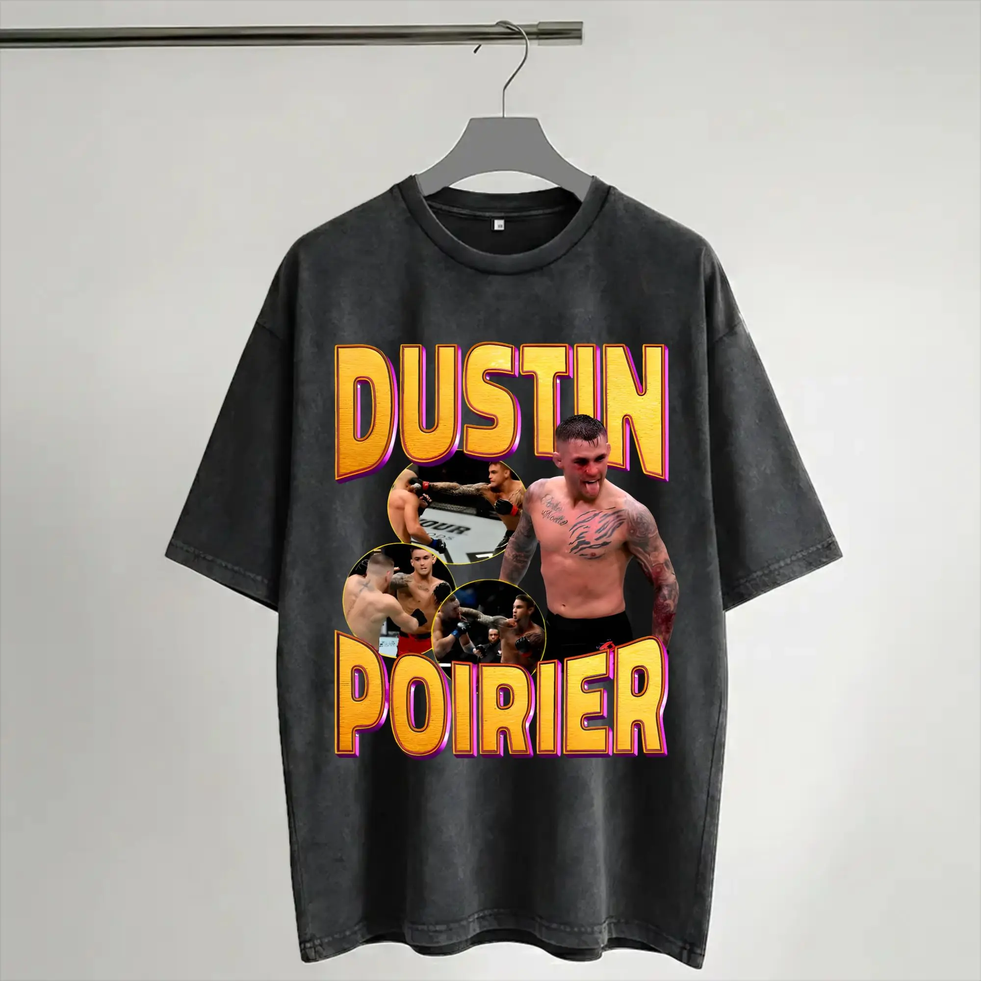 The Diamond Dustin  Washed T Shirts Streetwear Hip Hop Vintage T-Shirt  Tees for Men Women Short Sleeve High Street