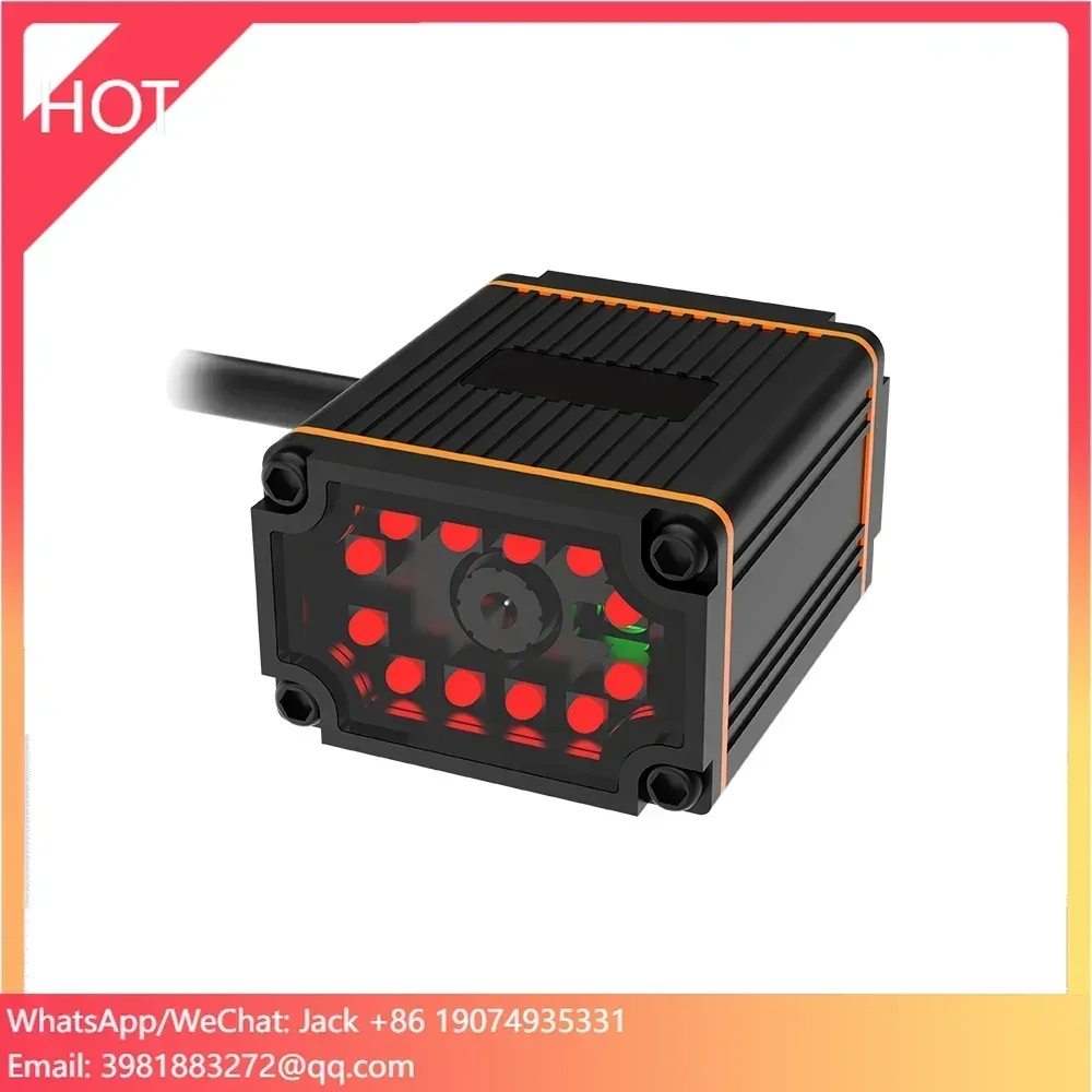 Industrial Ethernet USB 2D Fixed Mount Barcode Reader QR Code Reader Projection