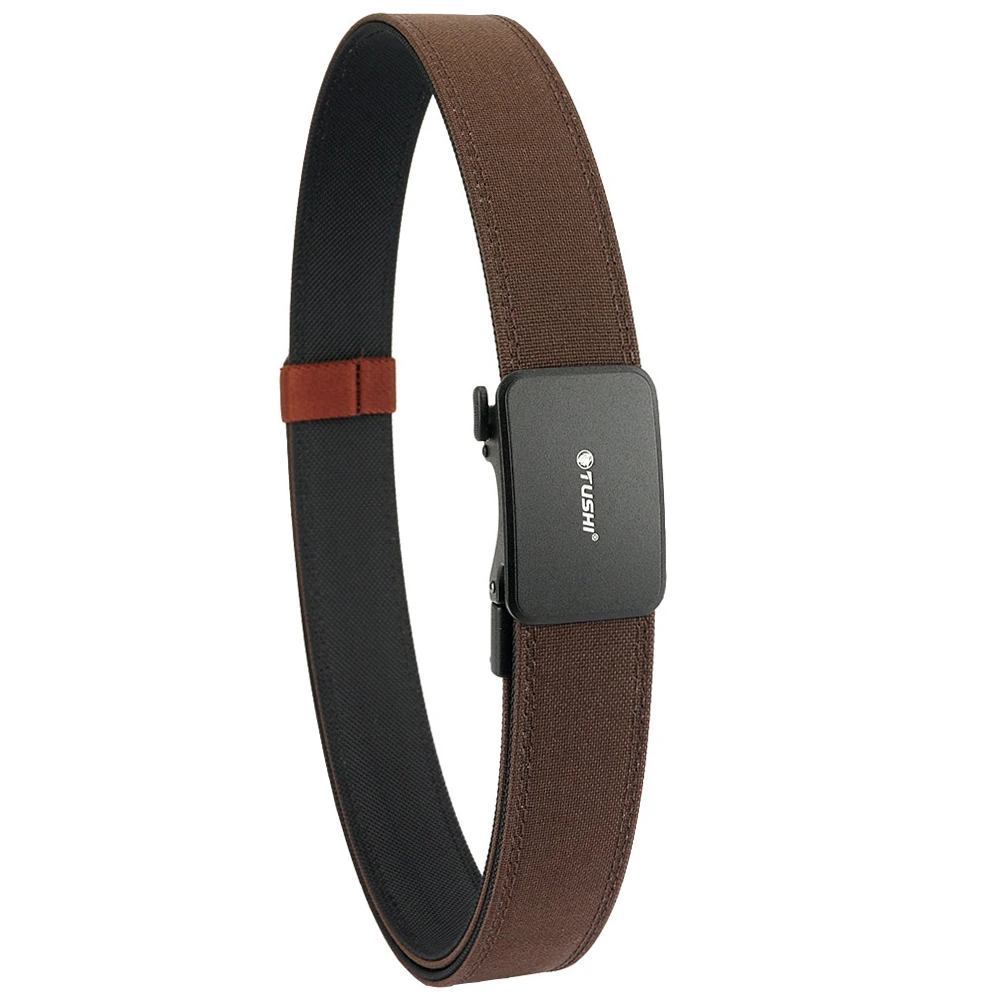 

Регулируемый военный тактический ремень TUSHI для мужчин, металлическая автоматическая пряжка, EDC, спортивный ремень для стрельбы, натуральный нейлоновый жесткий повседневный ремень