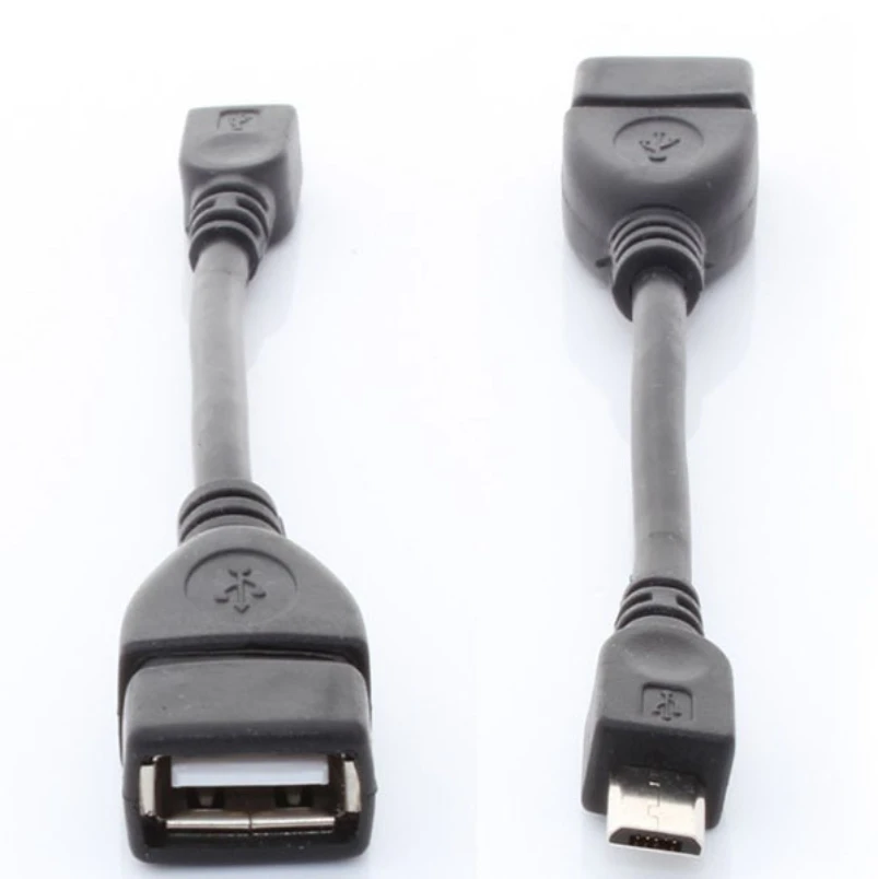 

300pcs/lot Wholesale PC Micro OTG USB Cable Male Host to USB Female OTG Adapter for Android for Tablet Phone for PDA