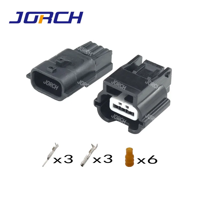 

5 Sets 3 Pin Waterproof Male Female Electrical Wire Connector Car Plug 7283-8852-30 7282-8852-30