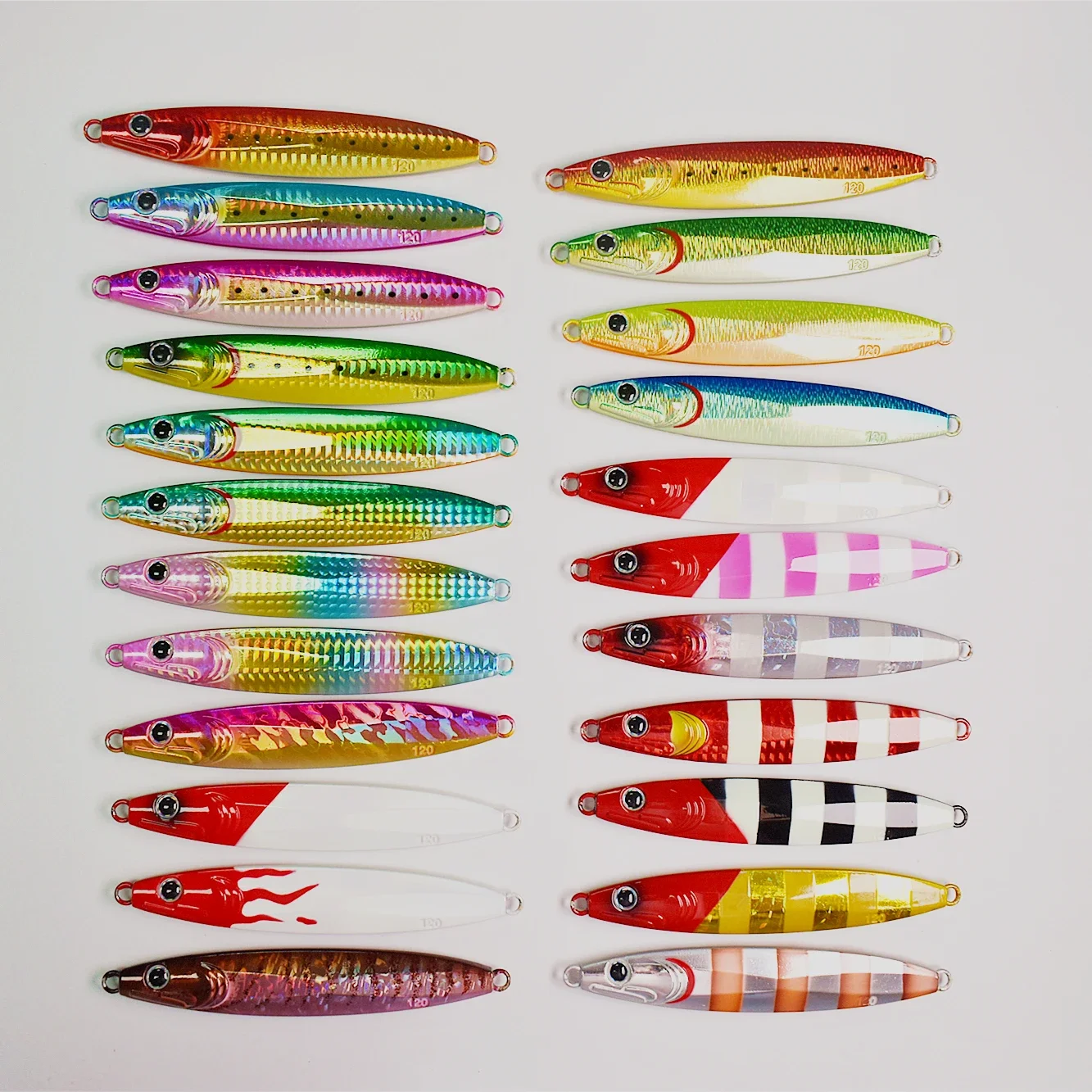 

40G 60G 80G 100G 120G 150G SALTWATER SEA FISHING HARD FISHING LURE FAST JIGGING FISHING LURE METAL JIG