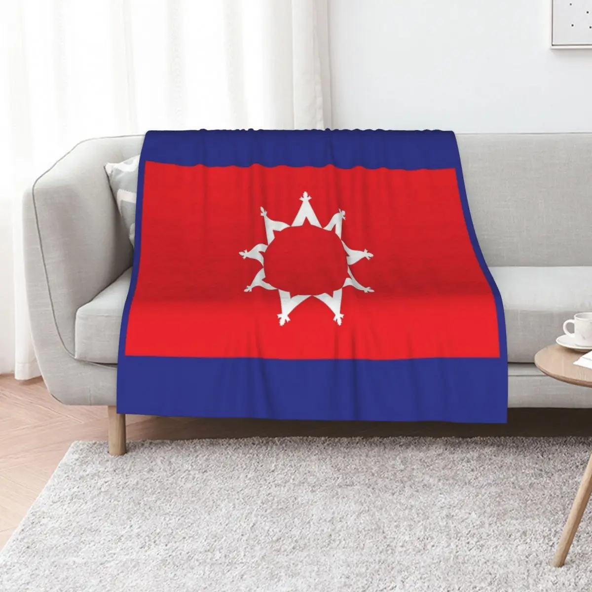 Flag of Oglala Sioux Tribe USA Throw Blanket Extra Large Throw Winter beds Thermal Warm bed plaid Comforter Blankets