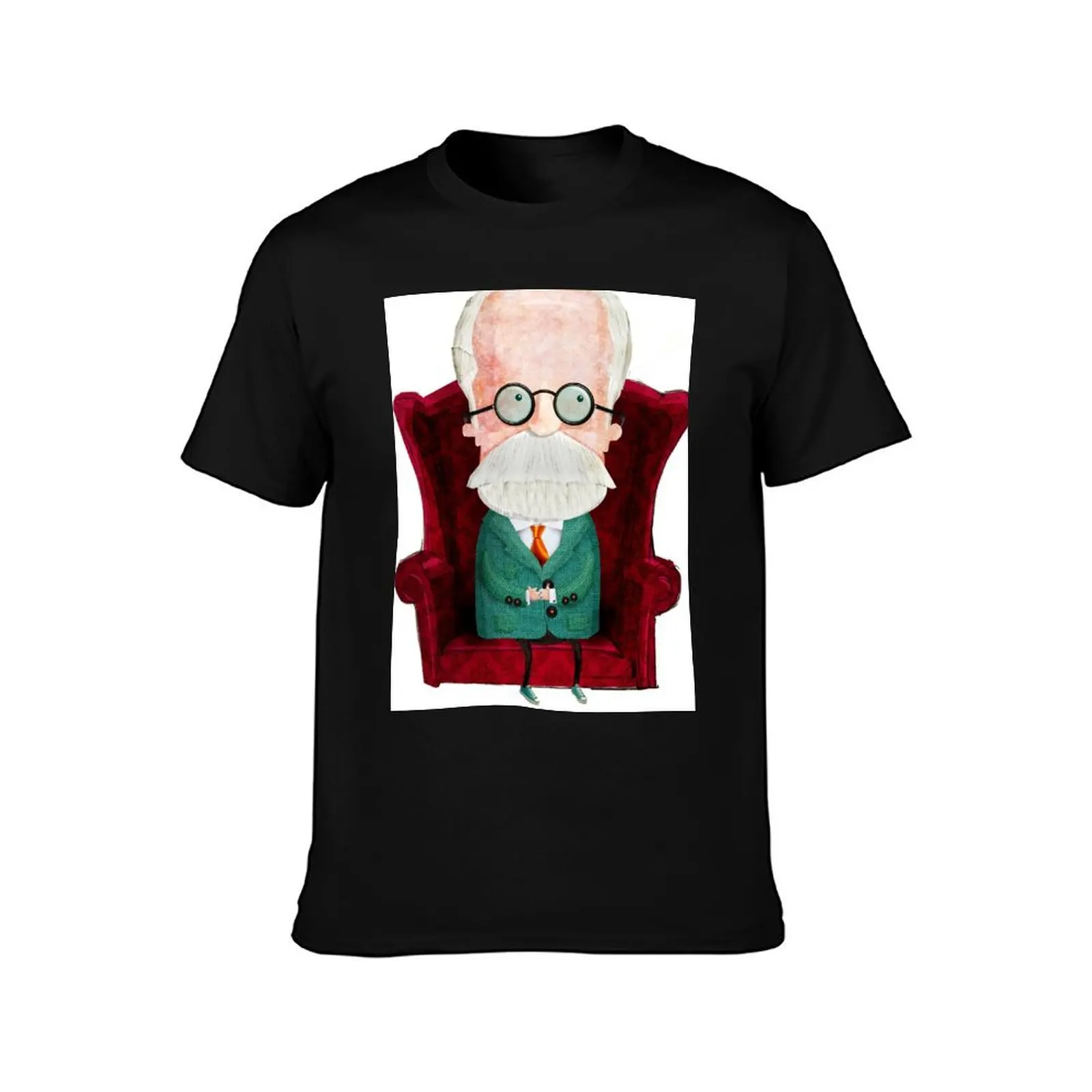 Sigmund Freud T-Shirt Light Athletic Short Sleeve Tee Shirt