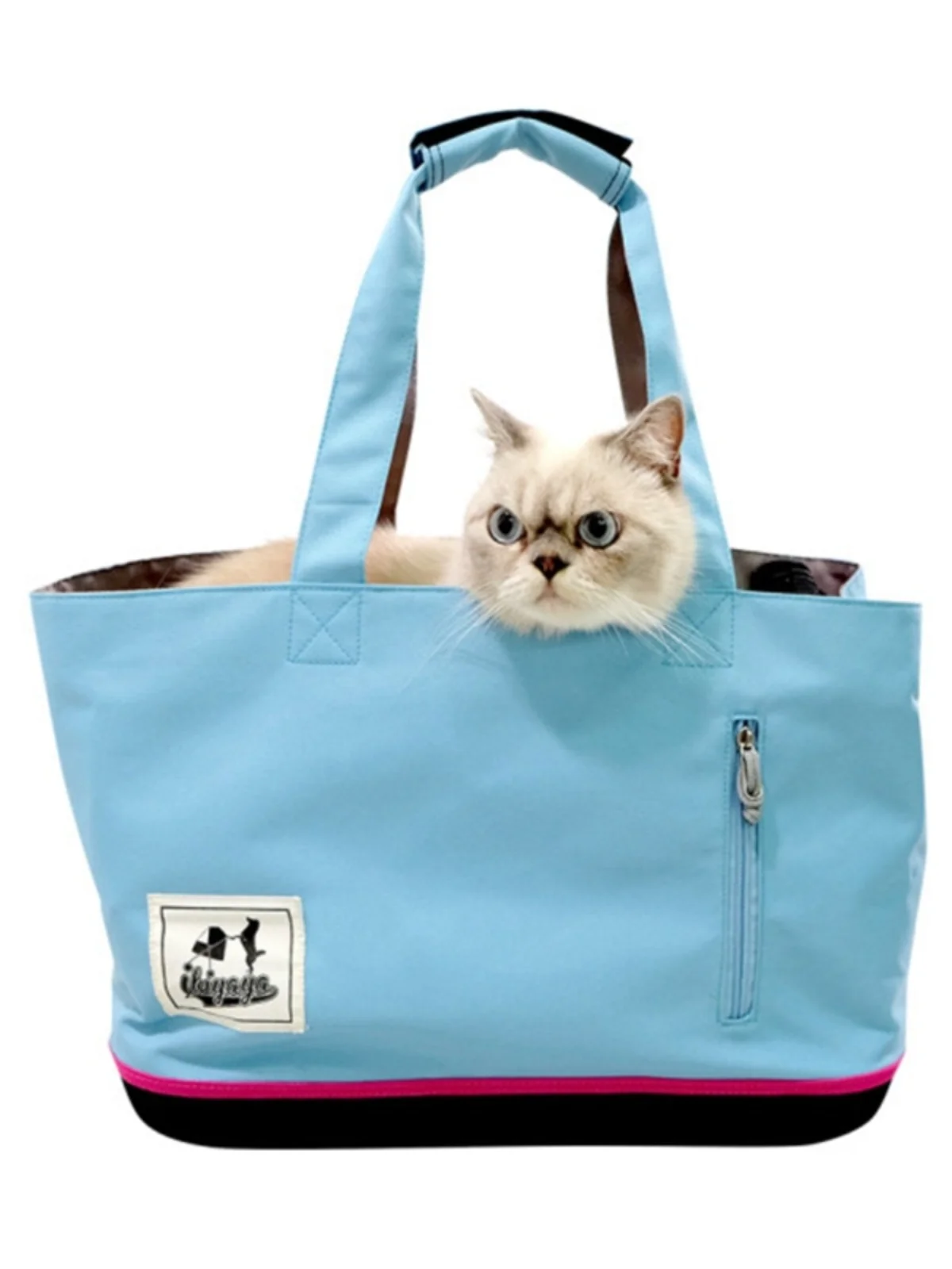 

Ibeyaya Pet Bag 67 Teddy Dog Bapa Single oulder Outing Portable Crossbody Tote Bag for Small Breeds Pet Travel