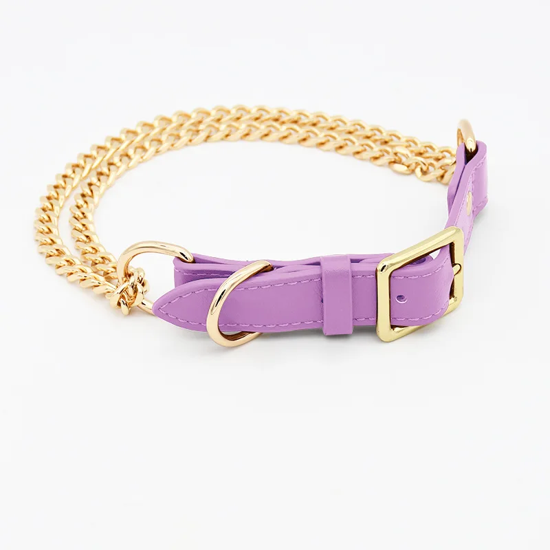 Loudik Wholesale Pet Collar Leash Anti-bite Dog Walking Rope Chain Explosion-proof Medium and Large Dog Pet Supplies Accessories view 5