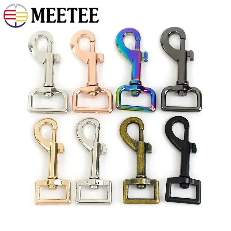 4/10Pcs Metal Buckles Swivel Lobster Clasp Dog Collar Keychain Bag Strap Trigger Snap Hook Buckle DIY Hardware Accessories