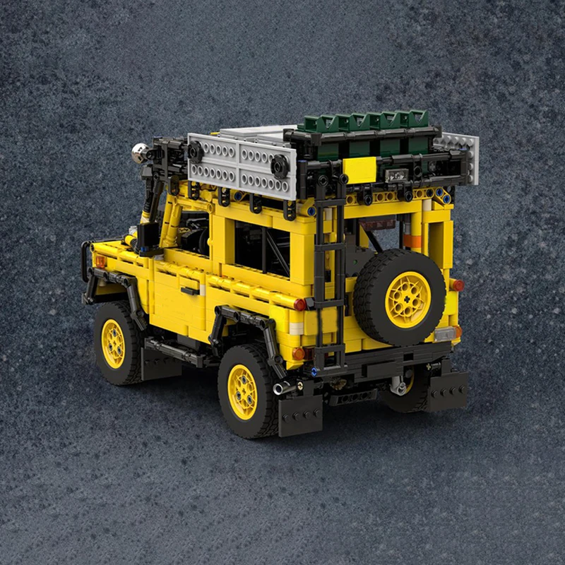 2379pcs MOC Defender 90 Camel Trophy Edition Cars Model Building Blocks 3D Assemble DIY Art Education Creative Brick Birthday
