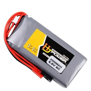 Batterie Lipo für Fernbedienungsdrohne, Lipo -Batterie für 14SG Futaba, 18SZ, 16SZ, T8J, 2S, 6,6 V, 2200mah, 8c, 3pk 8 Hauptverkaufsbatterie -Radio -Futaba - №7