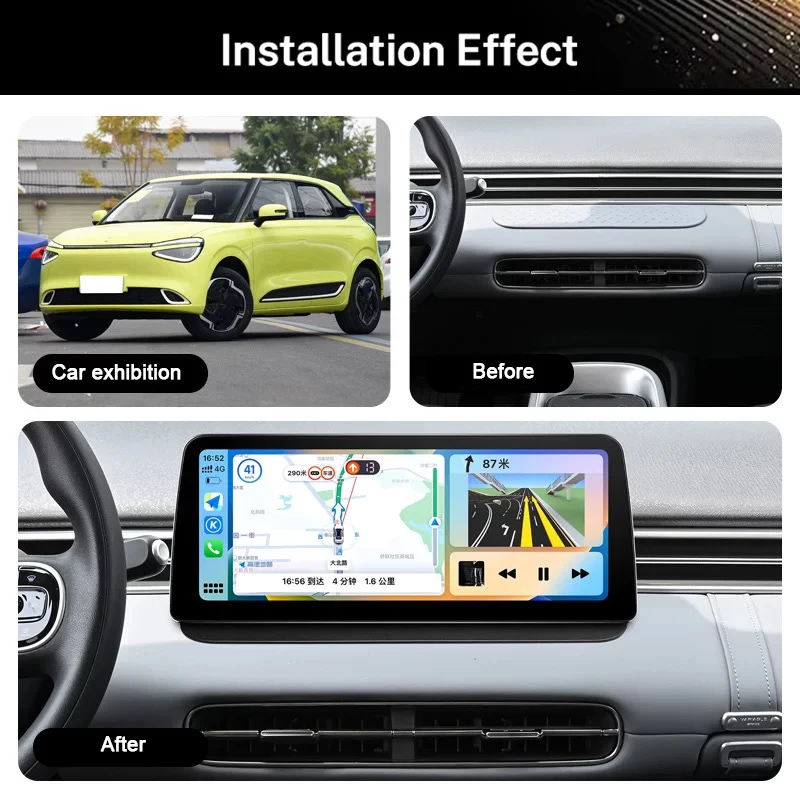 12.3'' Touch Screen Stereo Player Carplay Android Auto GPS Navigation Radio 4G Lte Multimedia for Dongfeng NAMMI 01 2024