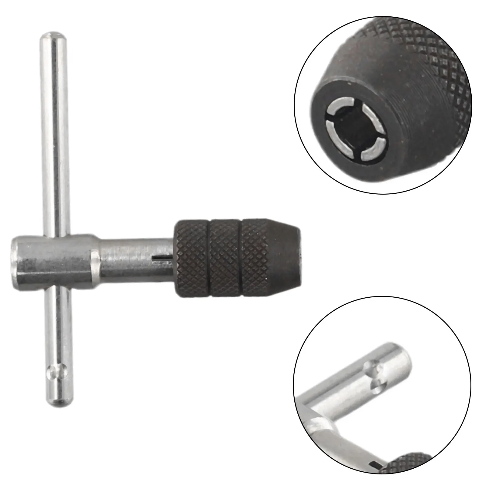 

Wrench Ratchet Tap M6-M12 Ratchet Tap Wrench T-handle Tap Wrench Hand Thread High Quality M5-M8 Adjustable T Type Practical