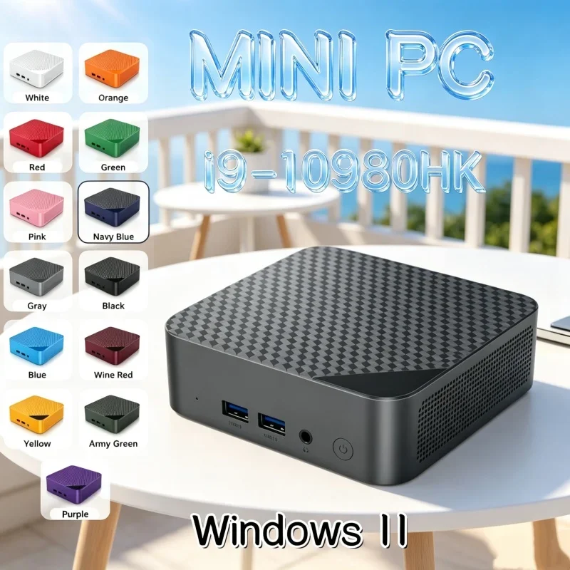 ミニpc-インテル-core-i9-10980hk-windows-11認証-企業グレードコンピューター-32gb-ram-1-2tb-ssd-wifi6-bt52-4k-デスクトップpc