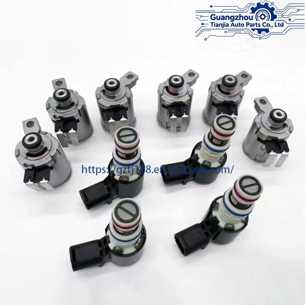 M11M78 QR640AHA 575R6 6-Speed BTR Automatic Transmission 10-Piece Solenoid Valve Kit For EC8 Auto Parts