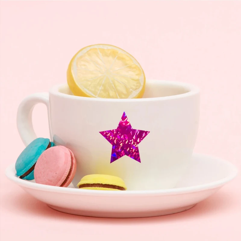 500 قطعة من ملصقات النجوم اللامعة للأطفال، ملصقات لاصقة على شكل نجمة من رقائق معدنية لمستلزمات الفصول الدراسية المدرسية لمخطط سلوك الطلاب