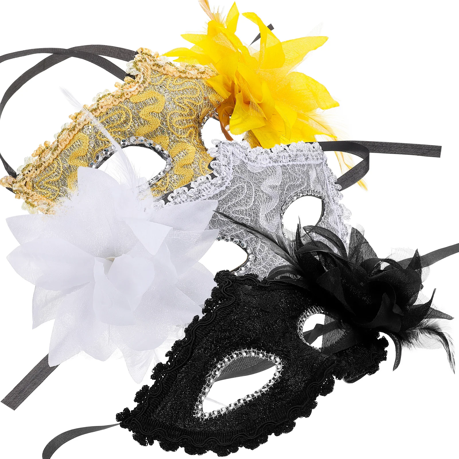 

3 Pcs Mask Masquerade Masks Men for Women Clothing Accessories Halloween Prop Vintage